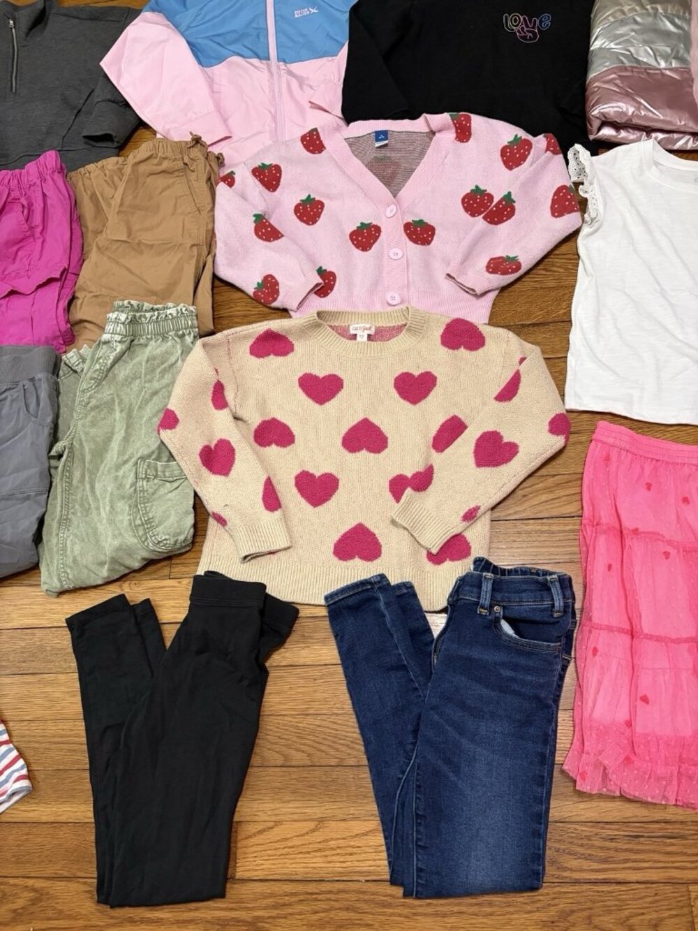 Girls Youth Size Small 5/6-7/8 Clothing Lot 24PCS! Nike Justice Back To school - Picture 5 of 15
